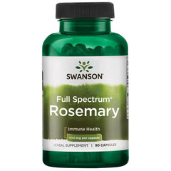 Swanson Rosemary capsule close-up for daily immune support