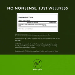 Swanson rosemary extract capsules side view for convenient daily use