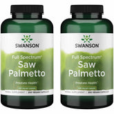 Swanson Saw Palmetto bottle for prostate support and balance.