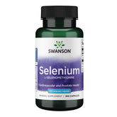 Swanson Selenium bottle front for daily heart and thyroid support