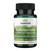 Swanson Sulforaphane bottle front with label for everyday wellness.