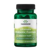 Swanson Ultimate Probiotic 66B CFU bottle showing capsule form for daily digestive support