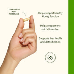 Swanson Uric Acid Cleanse turmeric and liver-supporting extracts in a daily capsule