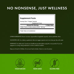 Swanson Veggie capsules on white background emphasize vegan, gluten-free, non-GMO formula.