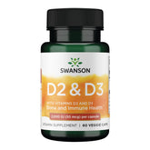 Swanson Vitamin D Complex bottle front view highlighting daily immune support