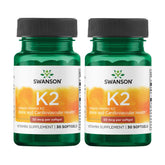 Swanson Vitamin K2 Natto bottle front for daily support.