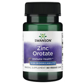 Swanson Zinc Orotate bottle front for daily mineral support
