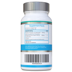 Swiss BioEnergetics Rhodiola Ashwagandha L-Theanine capsules on a tray