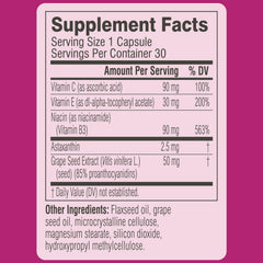 Powder-liquid capsule format close-up emphasizes enhanced ingredient delivery for improved absorption