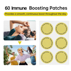 SYAUESOZ Energy Patches close-up shows discreet, skin-friendly adhesive.