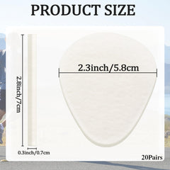 Syhood metatarsal pad adhesive close-up demonstrating strong adhesion for secure placement.