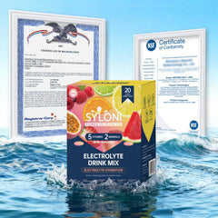 Syloni electrolytes citrus passion-fruit stick ready for sport hydration