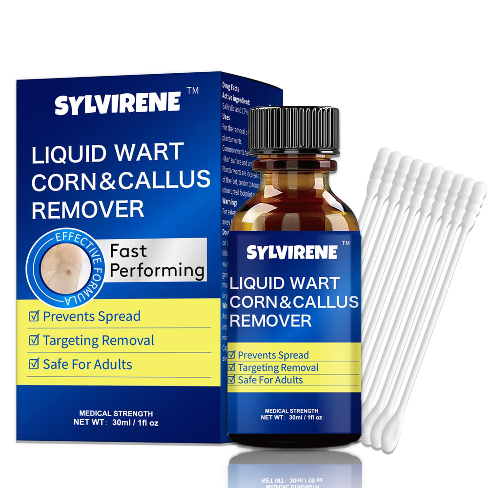 Sylvirene Wart Remover Liquid bottle with 17% salicylic acid for at-home wart care
