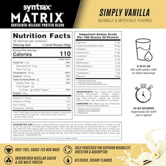 Syntrax Matrix instantized powder dissolves quickly with a spoon for easy mixing