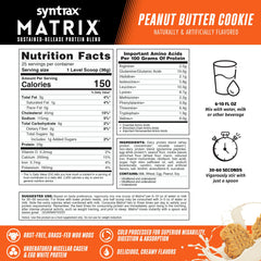 Syntrax Matrix smooth creamy flavor pour highlights easy mixability.