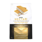 Syntrax Nectar Sweets Vanilla Bean Torte bottle showing native whey isolate and zero carbs