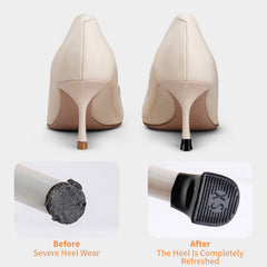 SYNTRIFYX M-size heel caps shield tips on uneven surfaces