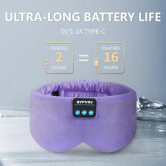 SYPVRY soft light-blocking eye mask creates a dark, restful environment