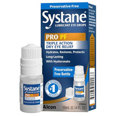 Systane Pro PF bottle pour shows easy, on-the-go application.