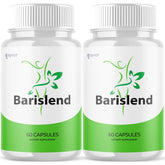 Barislend by Syvor bottle packaging shown; supports an active lifestyle with natural ingredients.