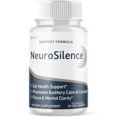 Syvor Neurosilence capsules bottle for daily hearing support and ease of use.