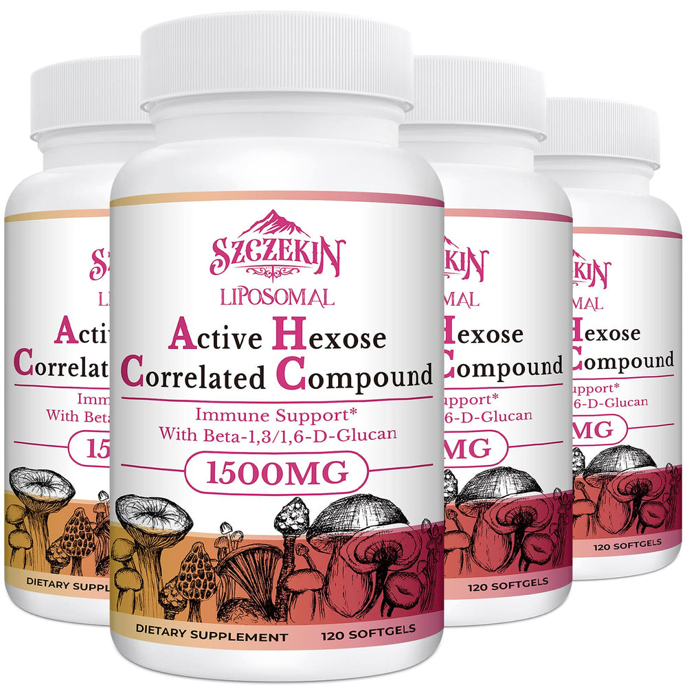 SZCZEKIN 1500mg liposomal hexose bottle emphasizes high potency for daily wellness