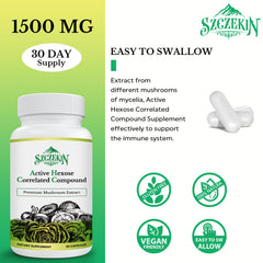 SZCZEKIN liver antioxidant support capsules on shelf
