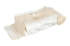TacMed Solutions OLAES 4-inch Z-Packed gauze fills deep wounds for rapid packing.
