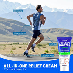 TAGRID foot care cream applied to the sole for daily relief