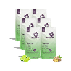 Tailwind High Carb Fuel ginger lime front pack ready for training sessions