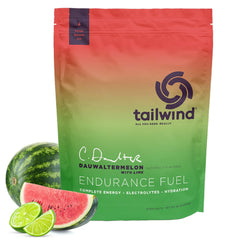 Tailwind Nutrition Endurance Fuel Dauwaltermelon bottle pour supports steady hydration on long runs.