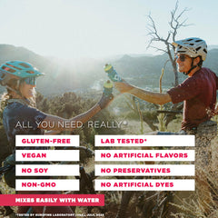 Tailwind Recovery Mix vegan and gluten-free label on packaging.