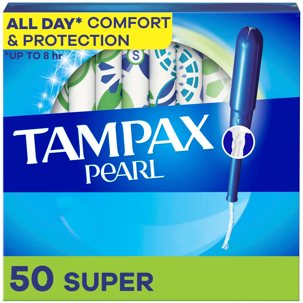 Tampax Pearl with LeakGuard Braid helps prevent leaks before they happen.