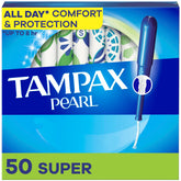 Tampax Pearl with LeakGuard Braid helps prevent leaks before they happen.