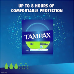 Tampax tampon applicator closeup highlights smooth insert and ease of use.