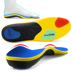 TANSTC plantar fasciitis insoles for men provide all-day comfort and support.