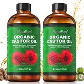 Taoscare castor oil dual-pack bottle with pump for easy daily use