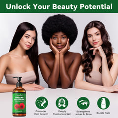 Taoscare castor oil on hair for potential fullness