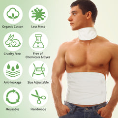 Taoscare castor oil pack kit adjustable-straps for secure, adaptable wear