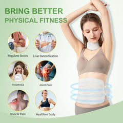 Taoscare castor oil pack wrap for neck offering soothing heat and flexible fit