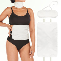 Taoscare castor oil pack wrap for stomach with soft organic cotton fabric for abdominal comfort