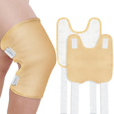 Taoscare upgraded castor oil pack wrap knee large, adjustable for thicker knees during sessions