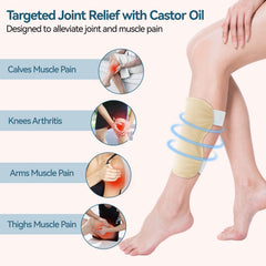 Taoscare castor oil pack wrap thigh, broad area comfort during wear