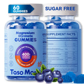 TasoMomi Magnesium Glycinate Gummies bottle for daily supplementation and balanced energy.