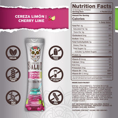 Prepared Salud Agua Fresca drink in a glass for daytime energy.