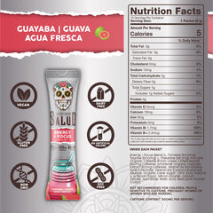 Taste Salud caffeine and amino acids blend supports focus with calm energy.