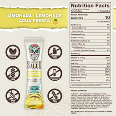 Taste Salud elderberry boost mix showing antioxidant-rich immune-support ingredients