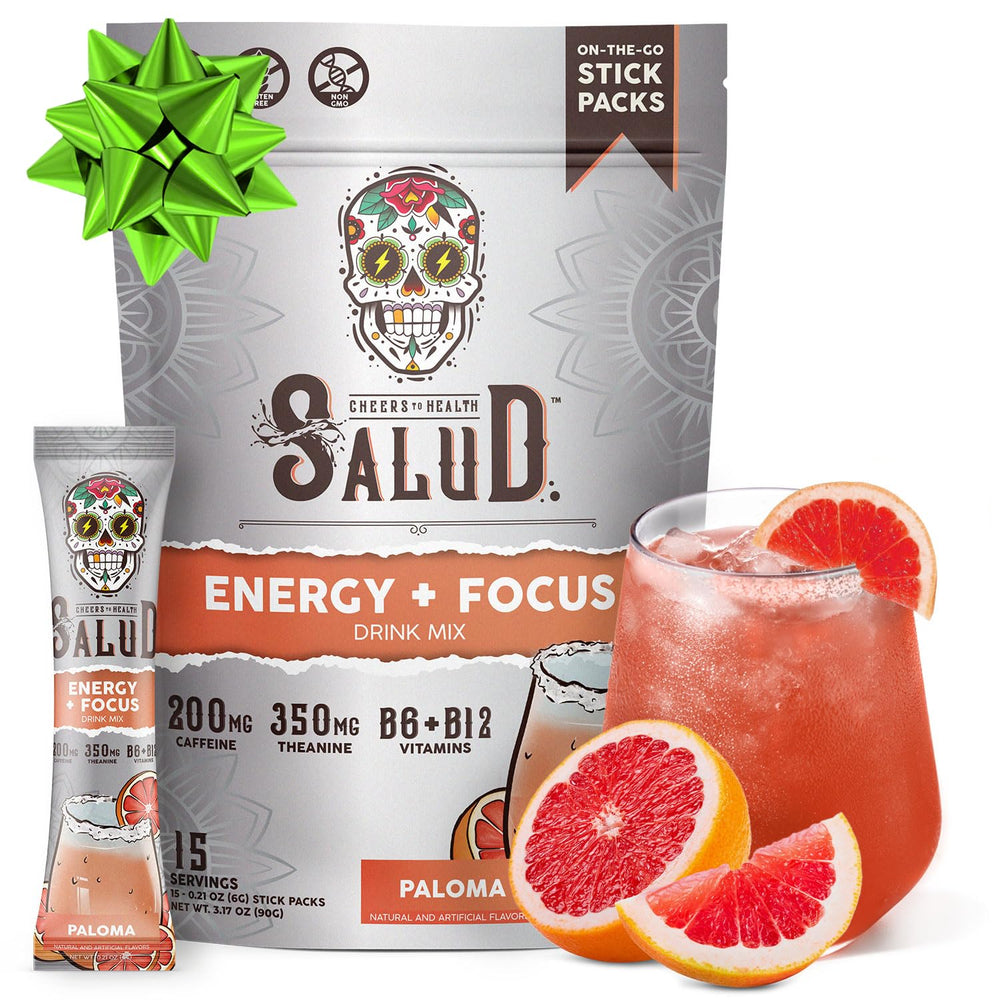 Taste Salud Paloma packet packaging for on-the-go clean energy.