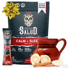 Taste Salud 2-in-1 Sleep Aid Punch glass for a calm bedtime ritual