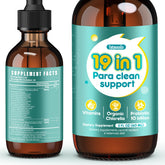 Tatavonix 19-in-1 herbal gut cleanse bottle promotes gentle daily detox for the whole family.